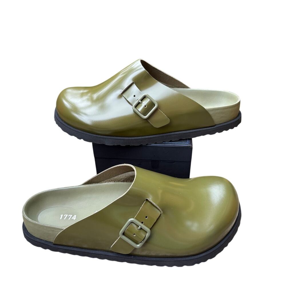 Birkenstock 1774 33 Dougal Moss Green Clogs EU 43 Men US10 Women US12